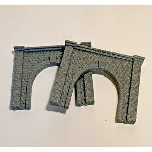 X2 N Scale Stone Single Train Tunnel New Portal - 1:160 Model Railroad Scenery